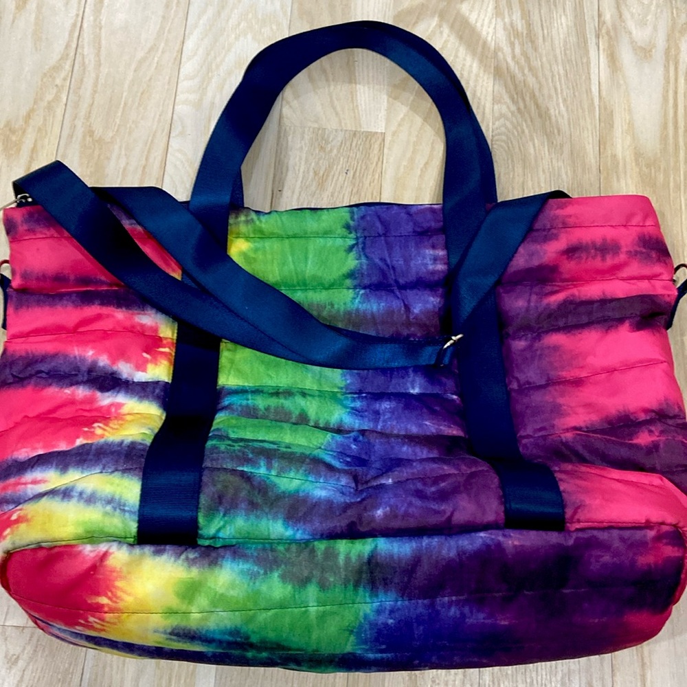 Top Trenz Colorful Tie-Dye Tote Bag